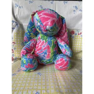 SHIPS IN 24 HRS LILLY PULITZER Plush Bunny PINK Rabbit Toy SUNS OUT New